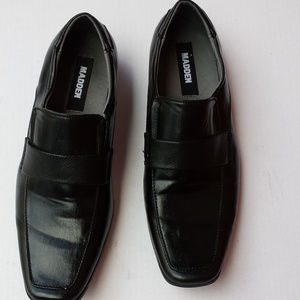 Madden mens black dress shoes